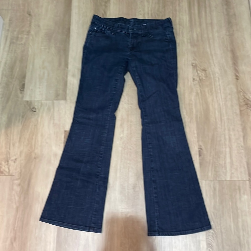 Seven For All Mankind, the Lexie petite boot cut, dark wash jeans size 26